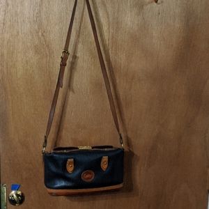 Vintage Dooney and Bourke Black Doctor Bag Satchel